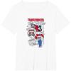 Transformers Optimus Prime Transformation Comic Strip T-Shirt(White)