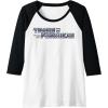 Transformers Purple Gradient Logo Raglan Baseball Tee(Black/White)