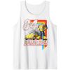 Transformers Bumblebee ’84 Retro Rainbow Stripe Tank Top(White)