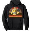 Transformers Bumblebee Retro Stripes Vintage Portrait Pullover Hoodie(Black)