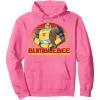 Transformers Bumblebee Retro Stripes Vintage Portrait Pullover Hoodie(Bright Pink)