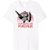 Transformers Optimus Prime Retro Kanji Sunset Portrait Premium T-Shirt