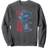 Transformers Optimus Prime Running Doodle Sweatshirt(Dark Heather Grey)