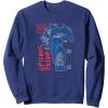 Transformers Optimus Prime Running Doodle Sweatshirt(Navy Blue)