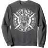 Transformers Optimus Prime Vintage Rock Lightning Logo Sweatshirt(Dark Heather Grey)