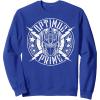Transformers Optimus Prime Vintage Rock Lightning Logo Sweatshirt(Royal Blue)