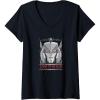 Womens Transformers Megatron Good To Be Bad V-Neck T-Shirt(Black)