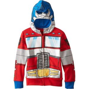 Transformers Boys’ Optimus Prime Character Hoodie(Red)