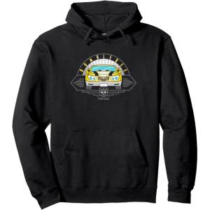 Transformers Bumblebee Car Line Art Pullover Hoodie(Black)