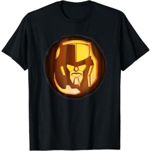 Transformers Halloween Megatron Pumpkin T-Shirt(Black)