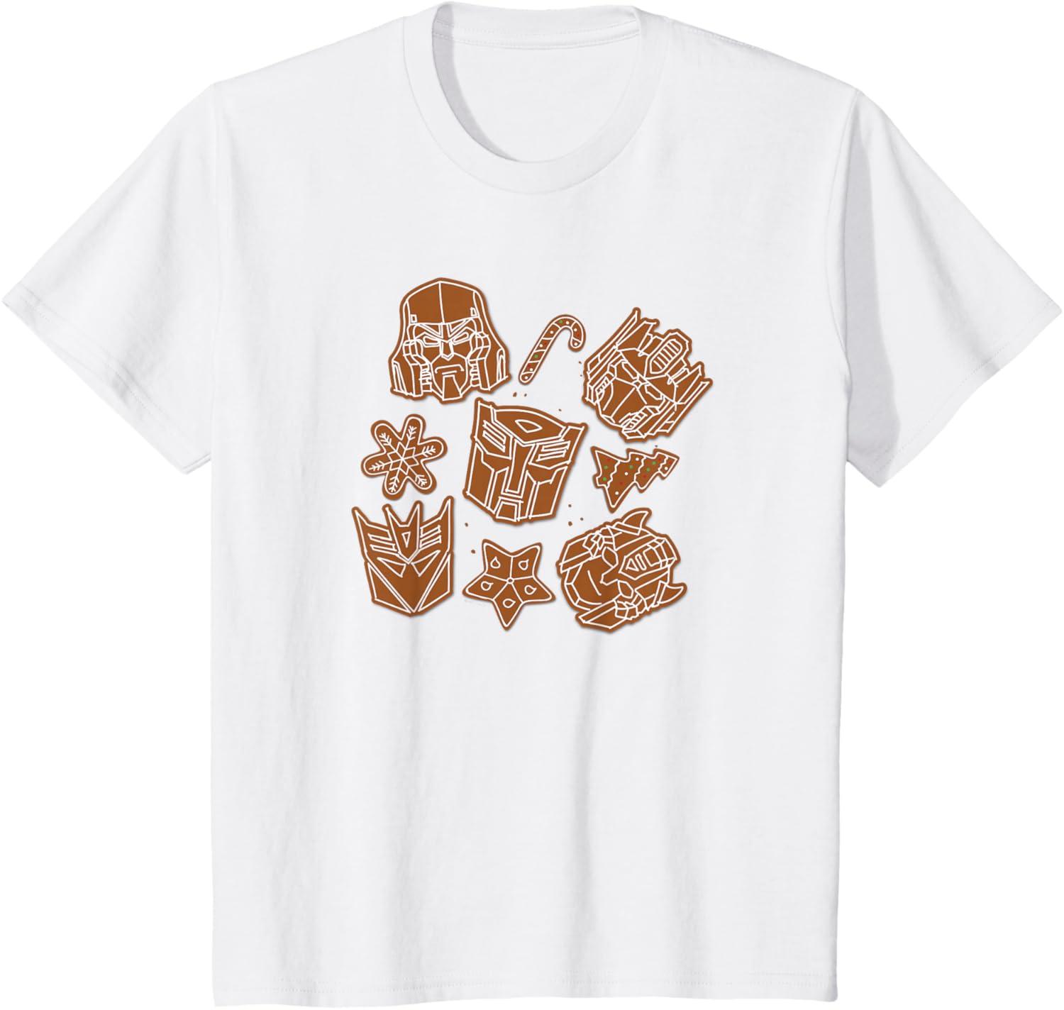 imageTransformers Christmas Gingerbread Cookies TShirtWhite