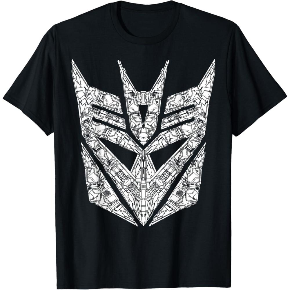 imageTransformers Decepticons Detailed Logo TShirt SmallBlack
