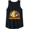 Transformers Bumblebee Retro Stripes Vintage Portrait Tank Top(Black)