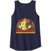 Transformers Bumblebee Retro Stripes Vintage Portrait Tank Top(Navy Blue)