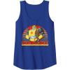 Transformers Bumblebee Retro Stripes Vintage Portrait Tank Top(Royal Blue)