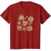 Transformers Christmas Gingerbread Cookies T-Shirt(Cranberry Red)