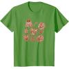 Transformers Christmas Gingerbread Cookies T-Shirt(Grass Green)