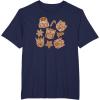 Transformers Christmas Gingerbread Cookies T-Shirt(Navy Blue)
