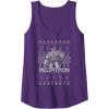 Transformers Christmas Megatron Ugly Sweater Tank Top(Purple)