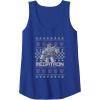 Transformers Christmas Megatron Ugly Sweater Tank Top(Royal Blue)