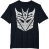 Transformers Decepticons Detailed Logo T-Shirt Small(Black)