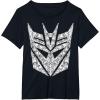 Transformers Decepticons Detailed Logo T-Shirt Small(Black)