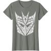Transformers Decepticons Detailed Logo T-Shirt Small(Olive Heather)
