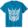 Transformers Decepticons Detailed Logo T-Shirt Small(Sapphire Blue)
