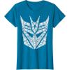 Transformers Decepticons Detailed Logo T-Shirt Small(Sapphire Blue)