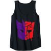 Transformers: War For Cybertron Spray Paint Split Logo Tank Top(Black)