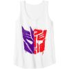 Transformers: War For Cybertron Spray Paint Split Logo Tank Top(White)