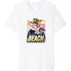 Transformers Bumblebee Surfing Life’s A Beach Portrait Premium T-Shirt