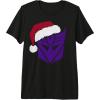 Transformers Christmas Decepticons Santa Hat Logo Premium T-Shirt(Black)