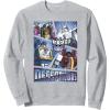 Transformers Decepticons Cut Up Panels Sweatshirt(Heather Grey)