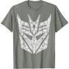 Transformers Decepticons Detailed Logo T-Shirt Small(Olive Heather)