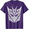 Transformers Decepticons Detailed Logo T-Shirt Small(Purple)