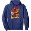Transformers Father’s Day Vintage Autobots Line Up Dad Is Pullover Hoodie(Navy Blue)