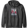 Transformers Optimus Prime Autobots Never Give Up Zip Hoodie(Dark Heather Grey)