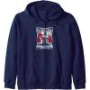 Transformers Optimus Prime Autobots Never Give Up Zip Hoodie(Navy Blue)