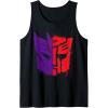 Transformers: War For Cybertron Spray Paint Split Logo Tank Top(Black)
