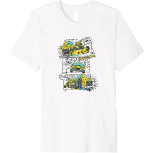 Transformers Bumblebee Action Comic Strip Premium T-Shirt