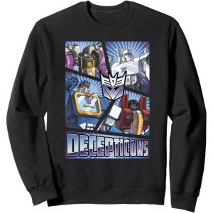 Transformers Decepticons Cut Up Panels Sweatshirt(Black)