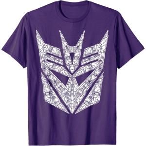 Transformers Decepticons Detailed Logo T-Shirt Small(Purple)