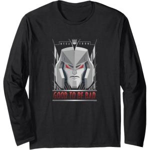 Transformers Megatron Good To Be Bad Long Sleeve T-Shirt(Black)