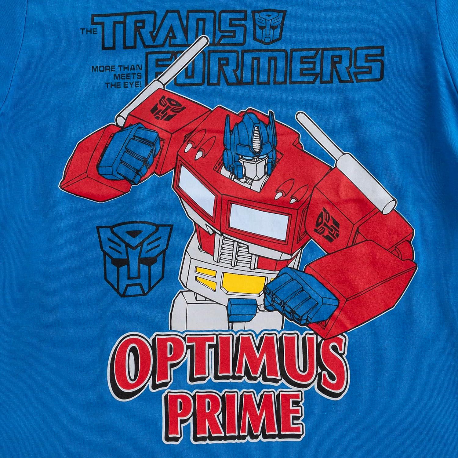 imageTransformers One Hasbro Boys 3 Pack Short Sleeve TShirts for Little KidsBlue