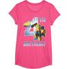 Transformers Bumblebee 4th Birthday T-Shirt Small(Pink Heather)