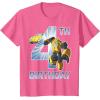 Transformers Bumblebee 4th Birthday T-Shirt Small(Pink Heather)