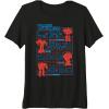 Transformers How to Transform Schematic Premium Tri-Blend T-Shirt(Black)