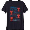 Transformers How to Transform Schematic Premium Tri-Blend T-Shirt(Navy Blue)