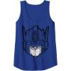 Transformers Optimus Prime Vintage Big Face Tank Top(Royal Blue)